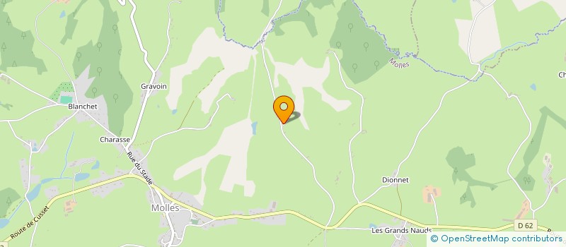 localisation de l'entreprise SCI L'OISEAU BLEU  MOLLES