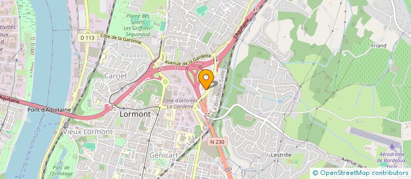 localisation de l'entreprise SCI L'OISEAU DE FRANCE  LORMONT