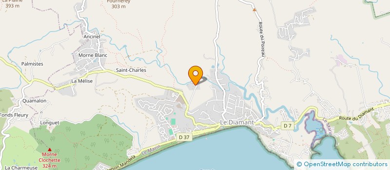 localisation de l'entreprise SCI L'OISEAU DU PARADIS  LE DIAMANT