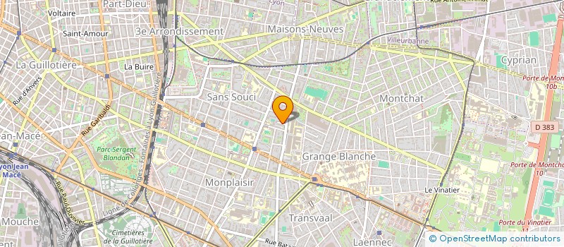 localisation de l'entreprise SCI L'OISEAU FETICHE  LYON