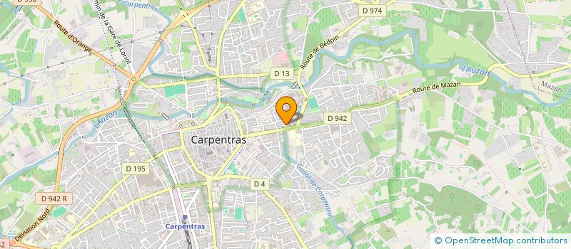 localisation de l'entreprise SCI L'OISELET à CARPENTRAS