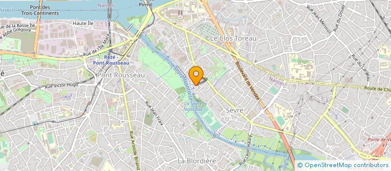 localisation de l'entreprise SCI L'OISELEUR à NANTES