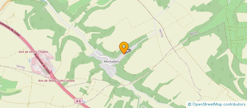 localisation de l'entreprise SCI L'OISELLERIE  AUGY