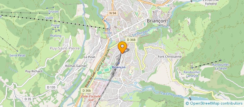 localisation de l'entreprise SCI L'OLAN à BRIANCON