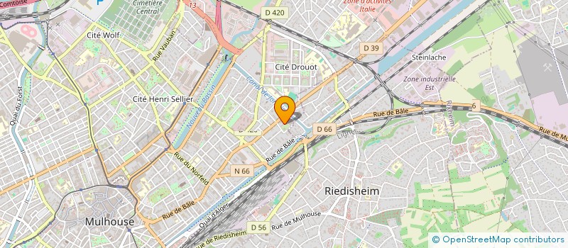 localisation de l'entreprise SCI L'OLERONAISE  MULHOUSE