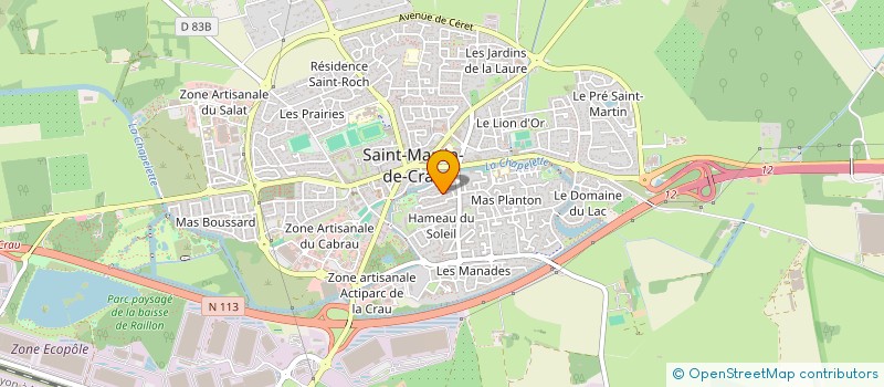 localisation de l'entreprise SCI L'OLIVADE à SAINT-MARTIN-DE-CRAU
