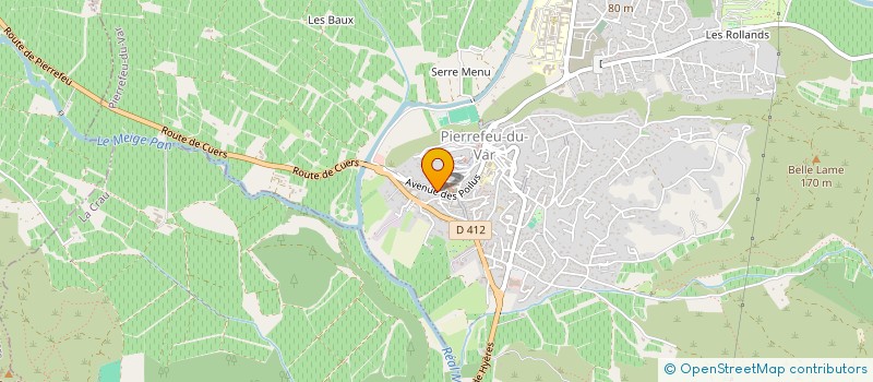 localisation de l'entreprise SCI L'OLIVADE DESL-O-MAS-ZI'S  PIERREFEU-DU-VAR