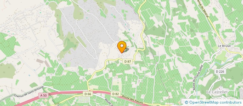 localisation de l'entreprise SCI L OLIVASTRE à LA CADIERE-D'AZUR