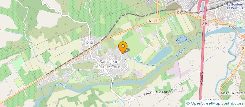 localisation de l'entreprise SCI L'OLIVEDA  SAINT-JEAN-PLA-DE-CORTS