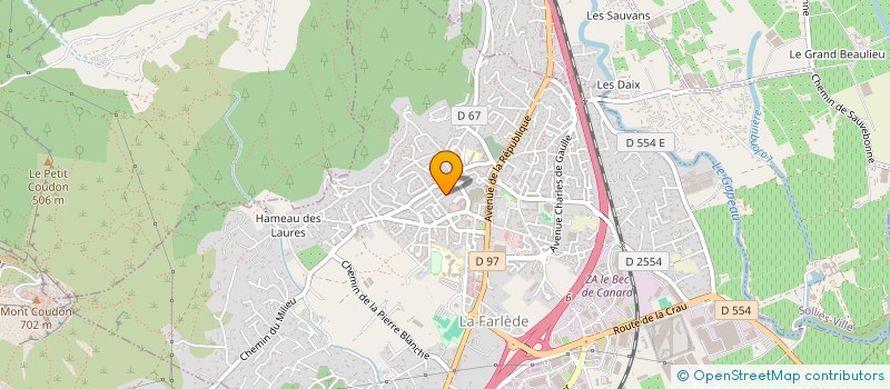 localisation de l'entreprise SCI L OLIVERAIE  SOLLIES-PONT