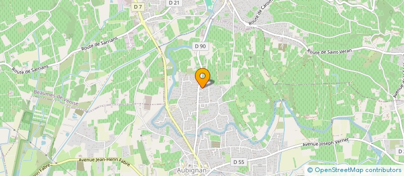 localisation de l'entreprise SCI L'OLIVERAIE  AUBIGNAN