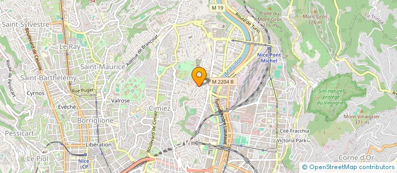 localisation de l'entreprise SCI L'OLIVERAIE à NICE