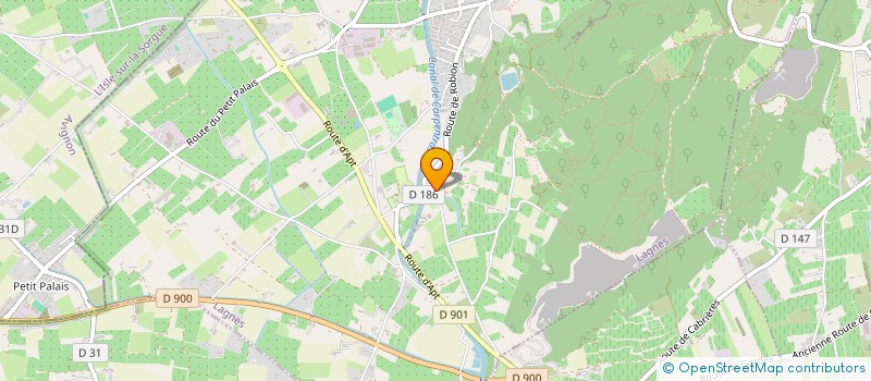 localisation de l'entreprise SCI L OLIVERAIE  L'ISLE-SUR-LA-SORGUE