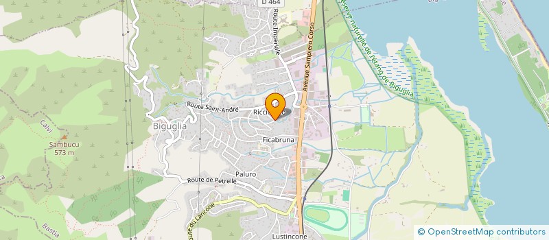 localisation de l'entreprise SCI L OLIVERAIE à BIGUGLIA