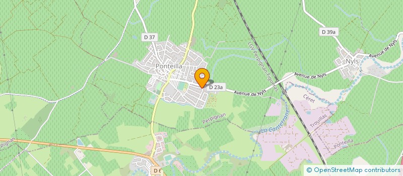 localisation de l'entreprise SCI L OLIVERAIE  CANOHES