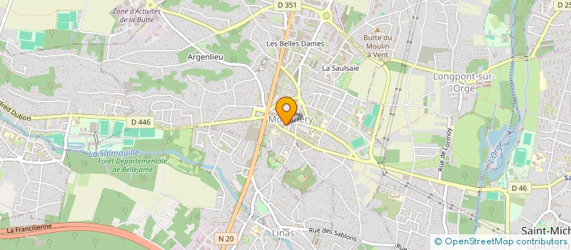 localisation de l'entreprise SCI L'OLIVERAIE  MONTLHERY