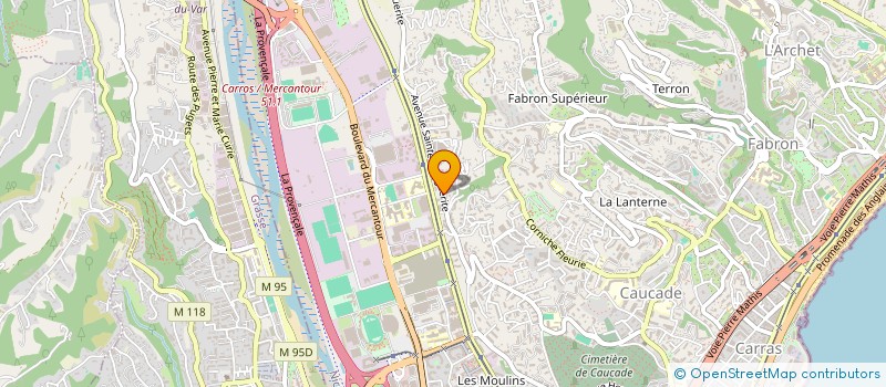 localisation de l'entreprise SCI L'OLIVERAIE à NICE