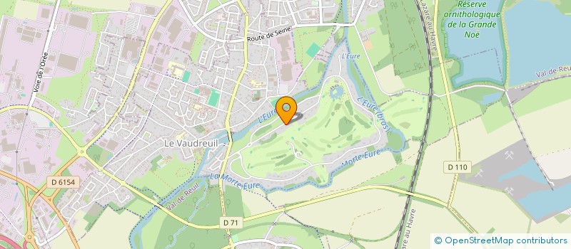 localisation de l'entreprise SCI L'OLIVERAIE  LE VAUDREUIL