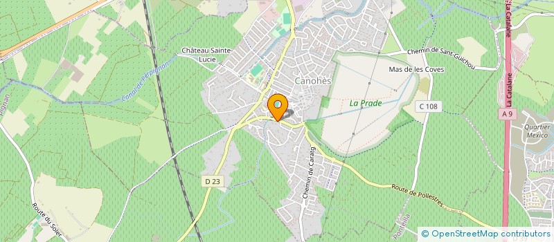 localisation de l'entreprise SCI L'OLIVERAIE DU CARIGNAN  CANOHES