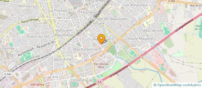 localisation de l'entreprise SCI L'OLIVETTE  NIMES