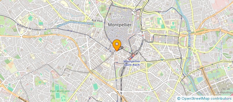 localisation de l'entreprise SCI L OLIVIER à MONTPELLIER