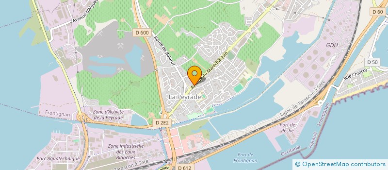 localisation de l'entreprise SCI L'OLIVIER à FRONTIGNAN