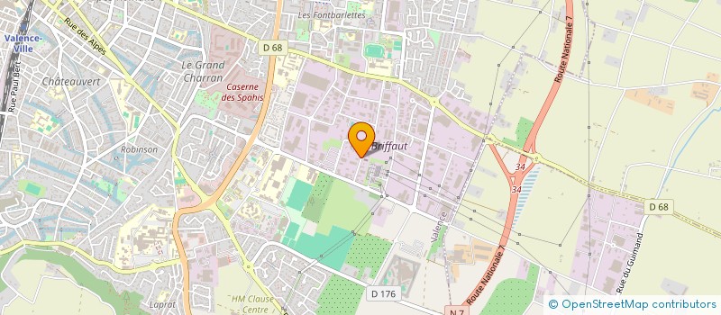 localisation de l'entreprise SCI L'OLIVIER à VALENCE