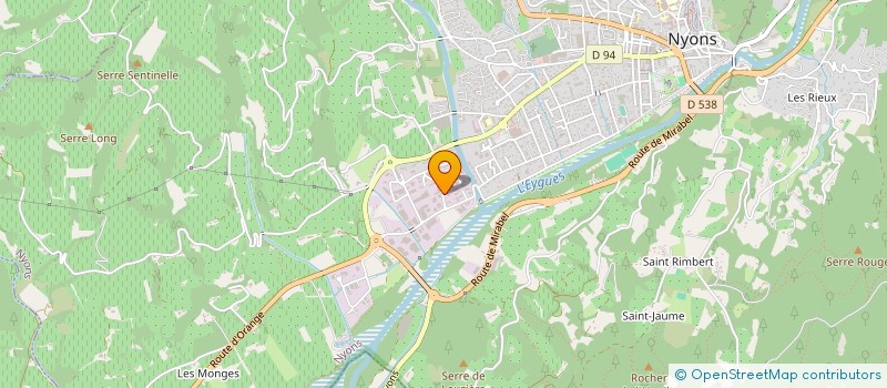 localisation de l'entreprise SCI L'OLIVIER  NYONS
