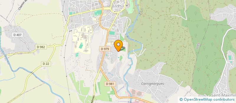 localisation de l'entreprise SCI L'OLIVIER  UZES