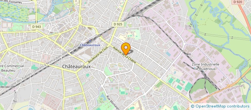localisation de l'entreprise SCI L'OLIVIER à CHATEAUROUX