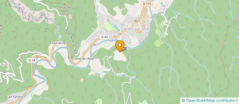 localisation de l'entreprise SCI L OLIVIER  MONTFERRER