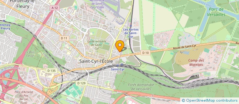 localisation de l'entreprise SCI L'OLIVIER  SAINT-CYR-L'ECOLE