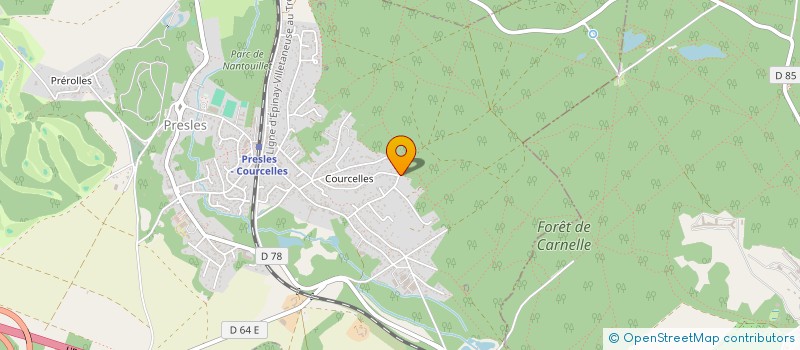 localisation de l'entreprise SCI L'OLIVIER à PRESLES