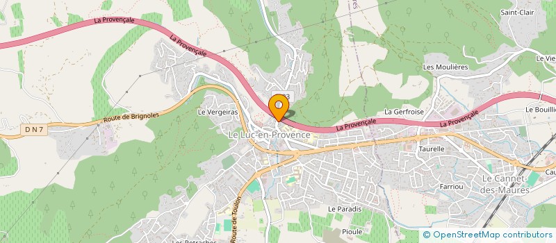 localisation de l'entreprise SCI L OLIVIER  CABASSE