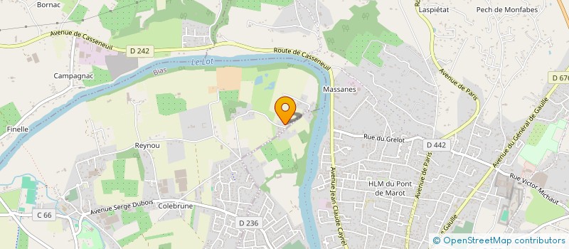 localisation de l'entreprise SCI L'OLIVIER  BIAS