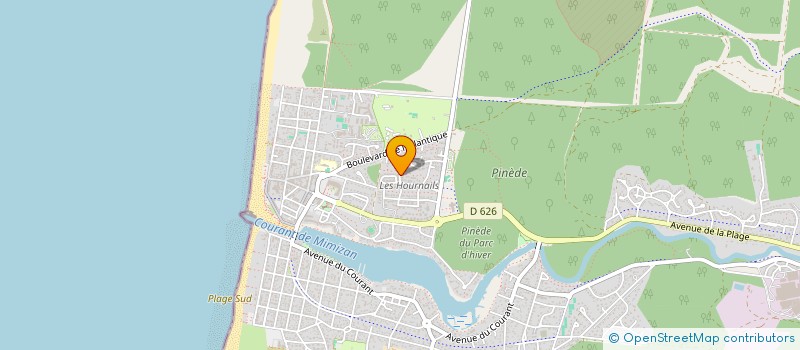 localisation de l'entreprise SCI L'OLIVIER  MIMIZAN