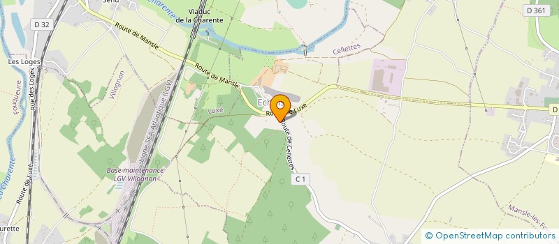 localisation de l'entreprise SCI L'OLIVIER à CELLETTES