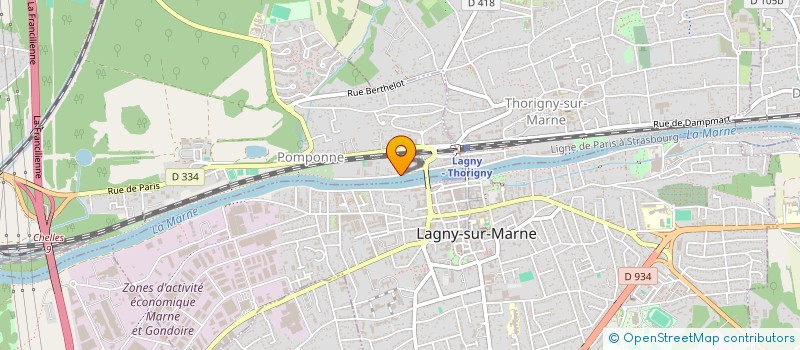 localisation de l'entreprise SCI L'OLIVIER à POMPONNE