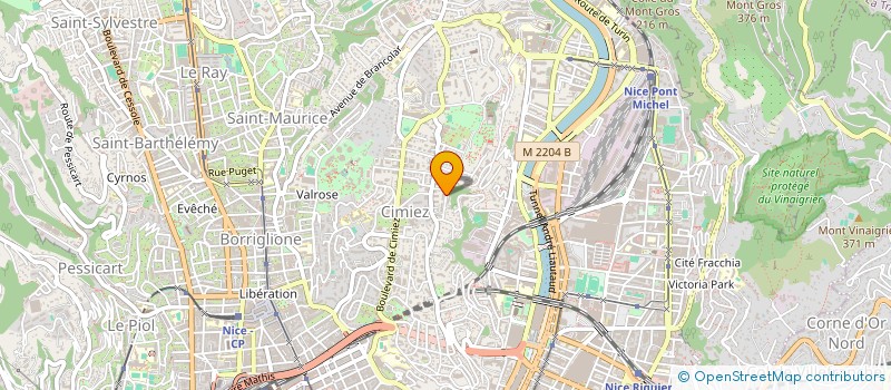 localisation de l'entreprise SCI L'OLIVIER à NICE