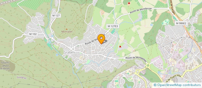 localisation de l'entreprise SCI L OLIVIER  GRABELS