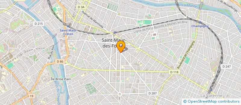 localisation de l'entreprise SCI L'OLIVIER à SAINT-MAUR-DES-FOSSES