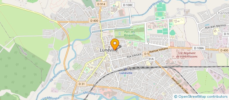 localisation de l'entreprise SCI L'OLIVIER  LUNEVILLE