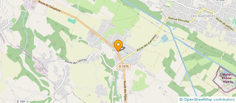 localisation de l'entreprise SCI L'OLIVIER  LES AVENIERES VEYRINS-THUELLIN