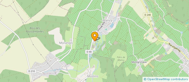 localisation de l'entreprise SCI L'OLIVIER CHAMPENOIS  MANCY