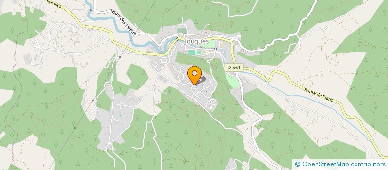 localisation de l'entreprise SCI L'OLIVIER DE JOUQUES  JOUQUES
