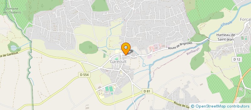 localisation de l'entreprise SCI L'OLIVIER DES 4 H  GAREOULT