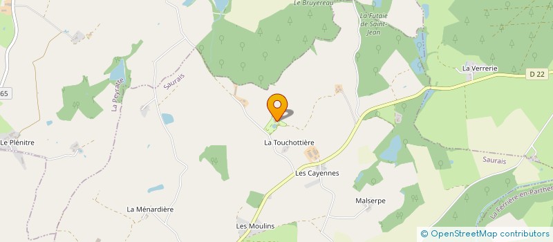 localisation de l'entreprise SCI L'OLIVIERIE  I  SAURAIS