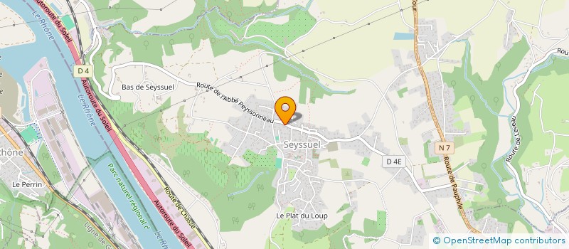 localisation de l'entreprise SCI L'OLIVINE  SEYSSUEL