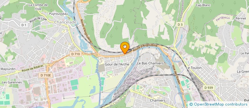 localisation de l'entreprise SCI L'OLYMPE à PERIGUEUX