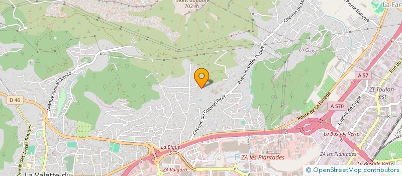 localisation de l'entreprise SCI L'OLYMPIQUE 2 à LA VALETTE-DU-VAR